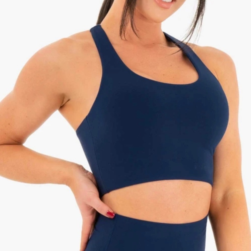 ✨NWOT✨Ryderwear navy Sports Bra Top